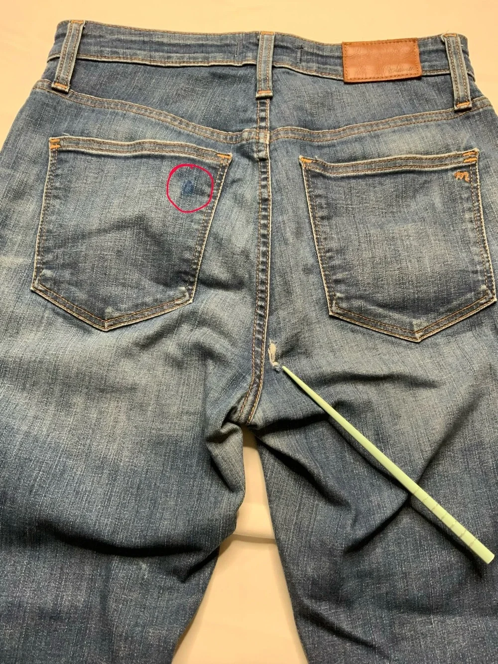 Madewell Jeans Lot of 2 Size 29 Petite High Rise Skinny Curvy Distressed Denim
